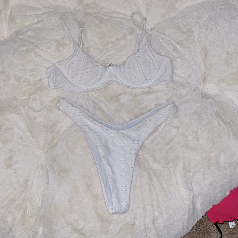 White bikini
